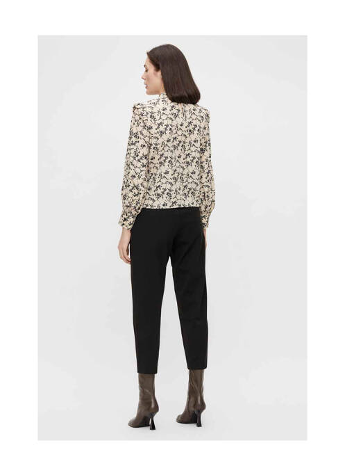 Pantalon slim noir OBJECT pour femme