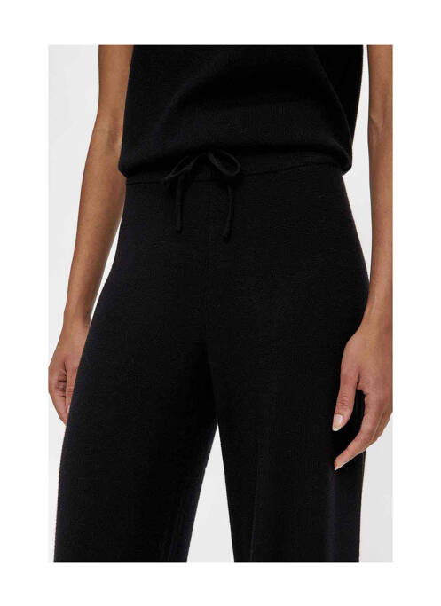 Pantalon droit noir OBJECT pour femme