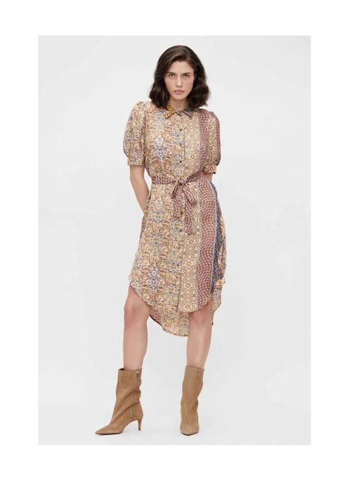 Ensemble robe marron OBJECT pour femme