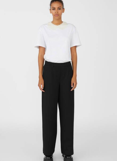 Pantalon droit noir OBJECT pour femme