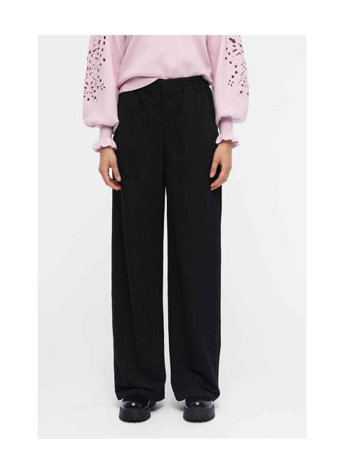 Pantalon droit noir OBJECT pour femme