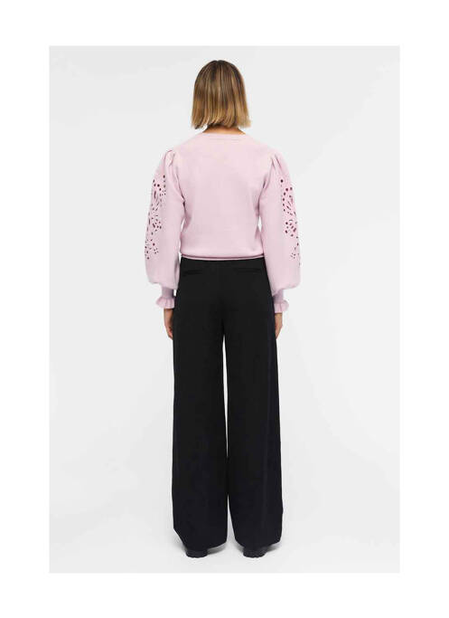 Pantalon droit noir OBJECT pour femme