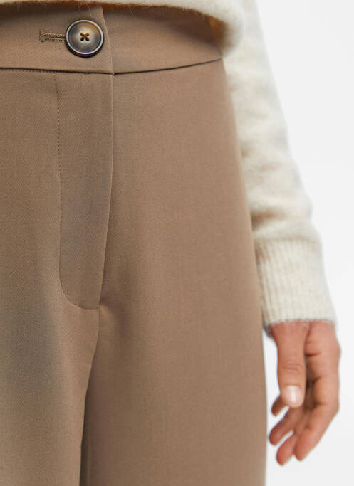 Pantalon chino marron OBJECT pour femme