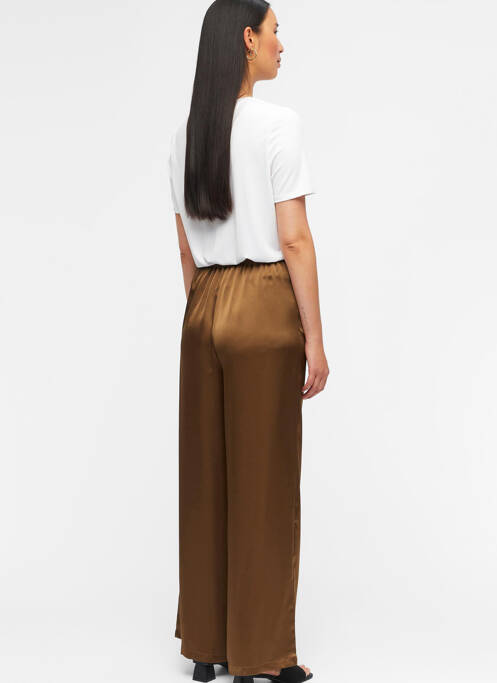 Pantalon large marron OBJECT pour femme