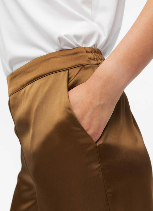 Pantalon large marron OBJECT pour femme