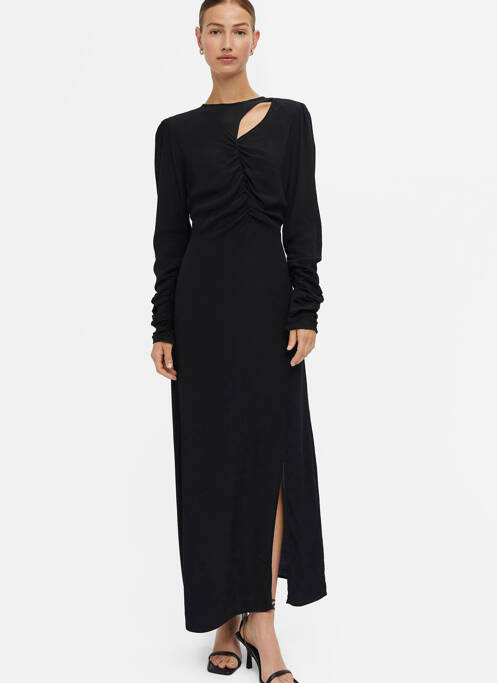 Robe longue noir OBJECT pour femme