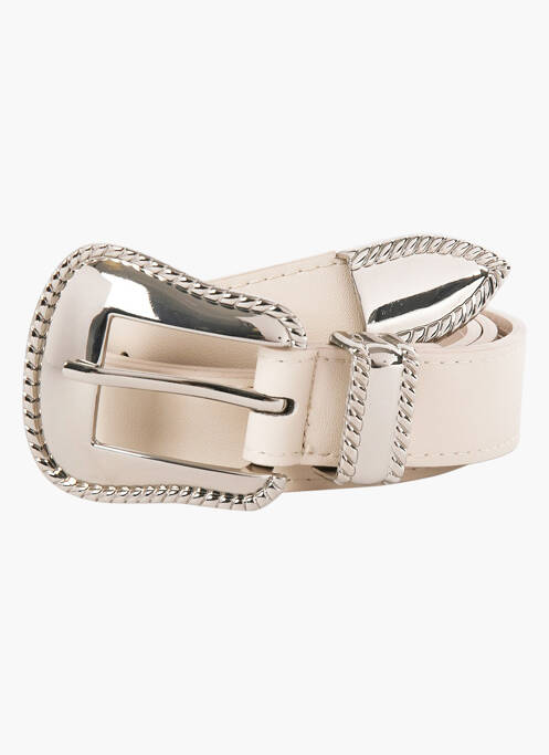 Ceinture beige MORGAN femme