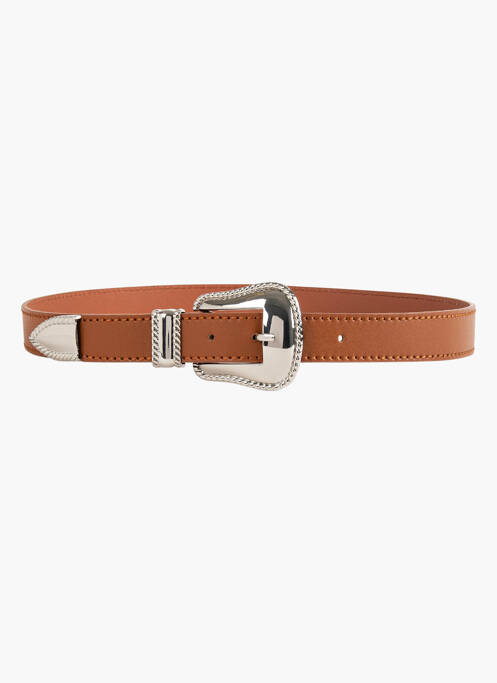 Ceinture marron MORGAN femme
