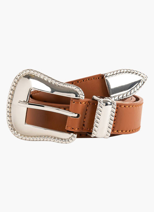 Ceinture marron MORGAN femme