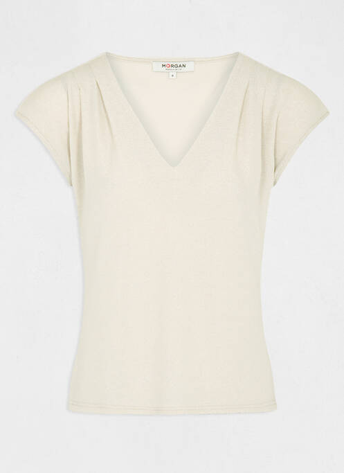 Top beige MORGAN pour femme