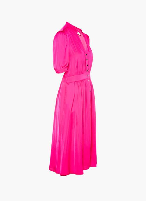 Robe mi-longue rose MORGAN pour femme