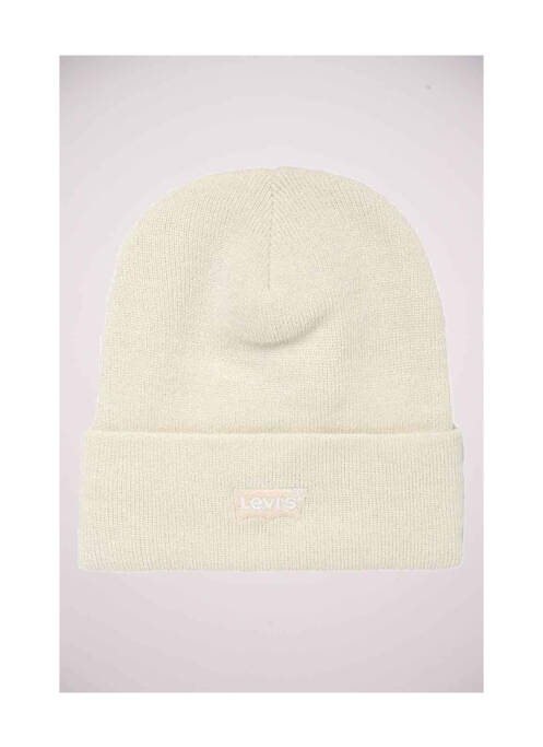 Bonnet blanc LEVIS femme