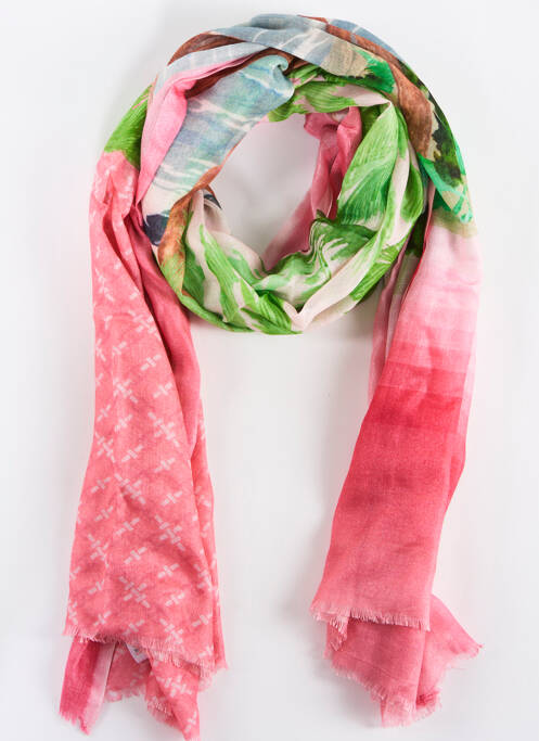 Foulard rose MOMENT femme