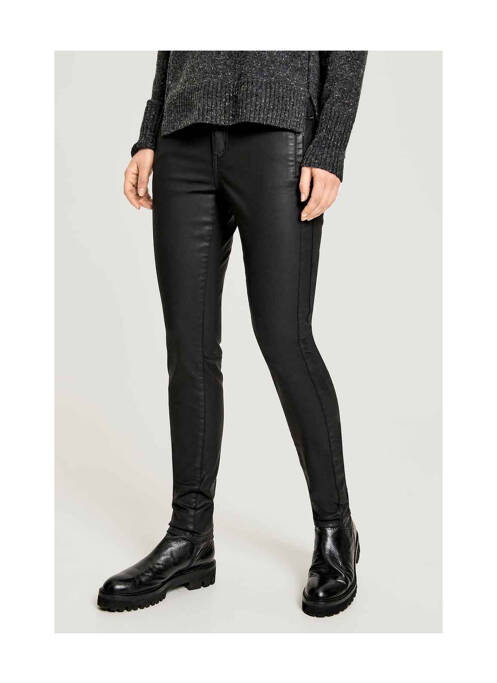 Pantalon slim noir OPUS pour femme