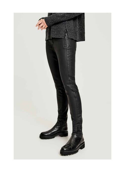 Pantalon slim noir OPUS pour femme