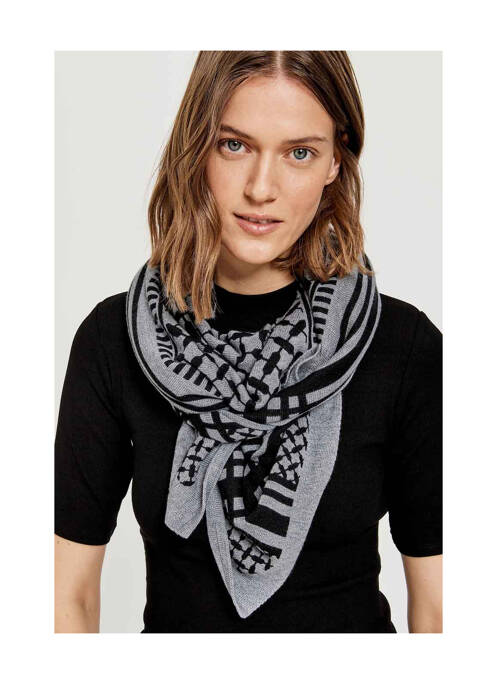 Foulard gris OPUS pour femme