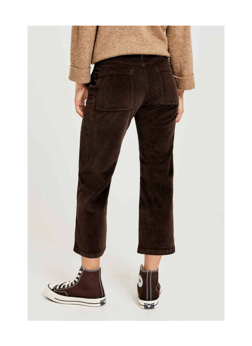 Pantalon droit marron OPUS pour femme