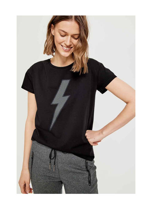 T-shirt noir OPUS pour femme
