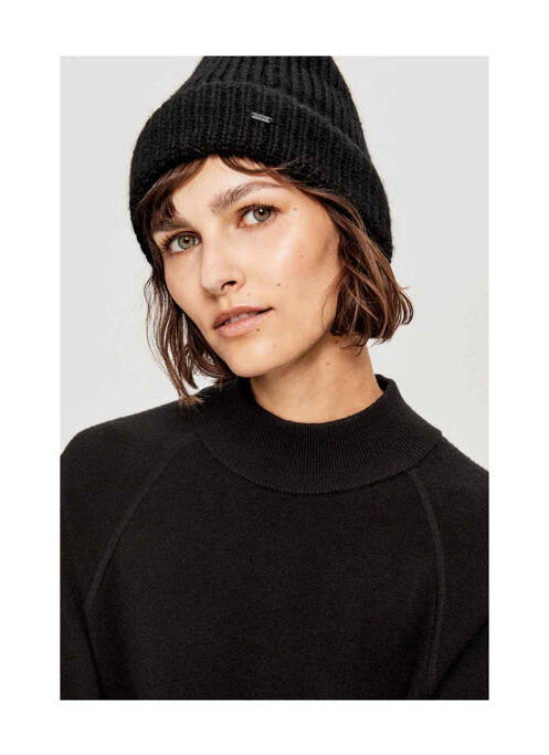 Bonnet noir OPUS femme