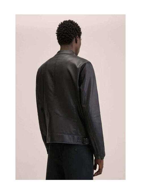 Veste casual noir MANGO pour homme