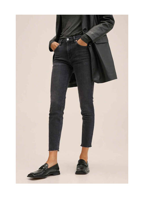 Jeans skinny noir MANGO pour femme