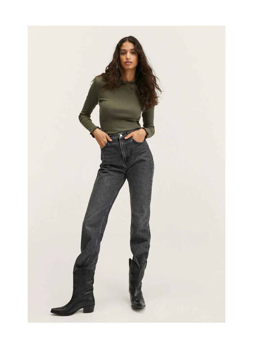 Top vert MANGO pour femme