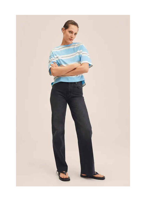 T-shirt bleu MANGO pour femme
