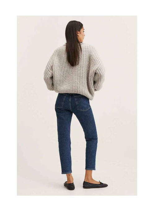 Pantalon 7/8 bleu MANGO pour femme