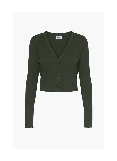 Gilet cache-cœur vert NOISY MAY pour femme