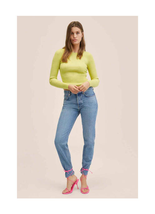 Pull jaune MANGO pour femme