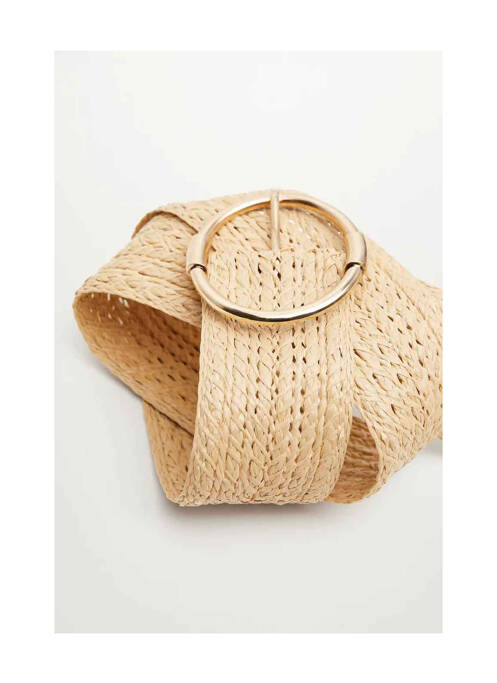 Ceinture beige MANGO femme