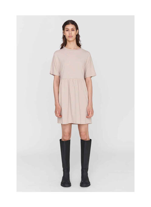 Robe courte beige NOISY MAY pour femme