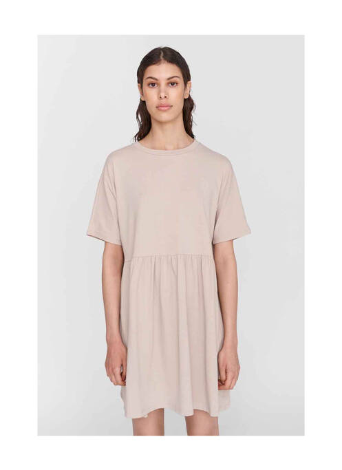 Robe courte beige NOISY MAY pour femme