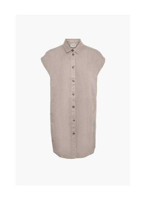 Robe courte gris NOISY MAY pour femme