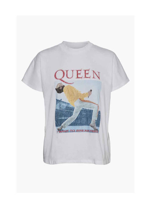 T-shirt blanc NOISY MAY pour femme