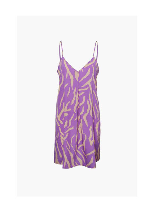 Robe courte violet NOISY MAY pour femme