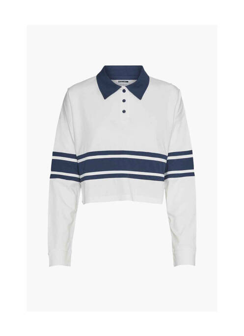 Polo blanc NOISY MAY pour femme