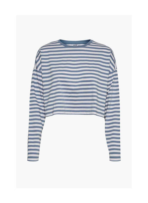 T-shirt bleu NOISY MAY pour femme