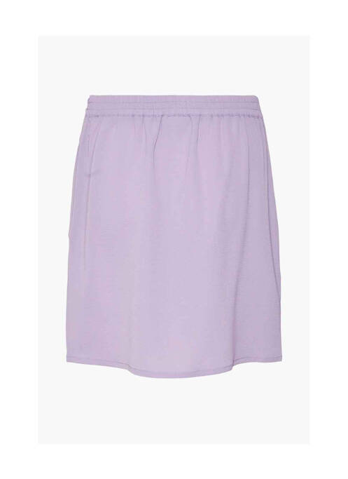 Jupe courte violet NOISY MAY pour femme