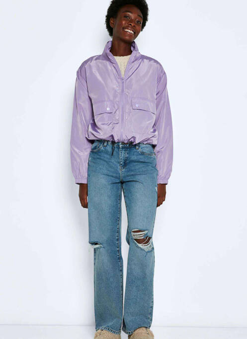 Veste casual violet NOISY MAY pour femme