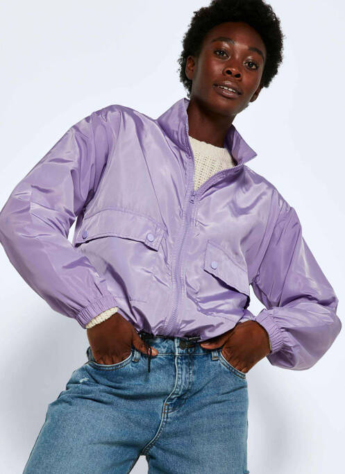 Veste casual violet NOISY MAY pour femme