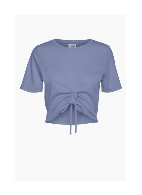 T-shirt bleu NOISY MAY pour femme