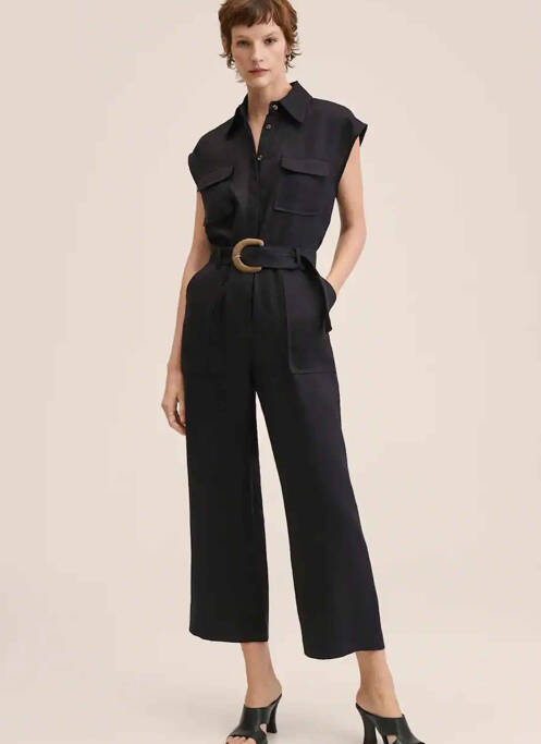 Combi-pantalon noir MANGO pour femme