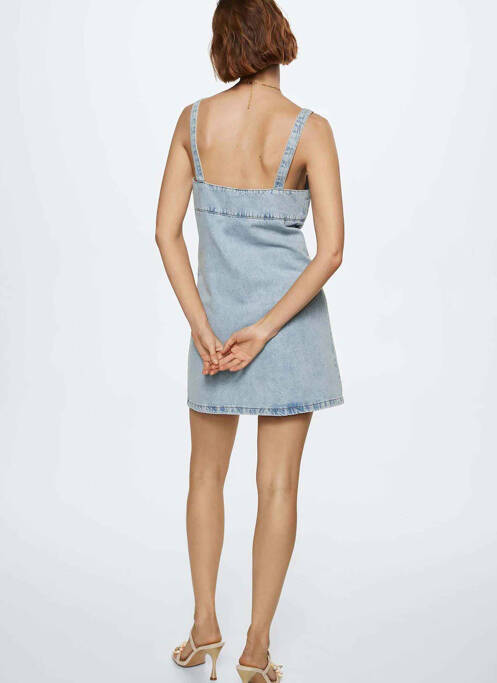 Robe courte bleu MANGO pour femme