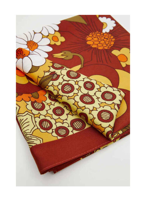 Foulard jaune MANGO pour femme