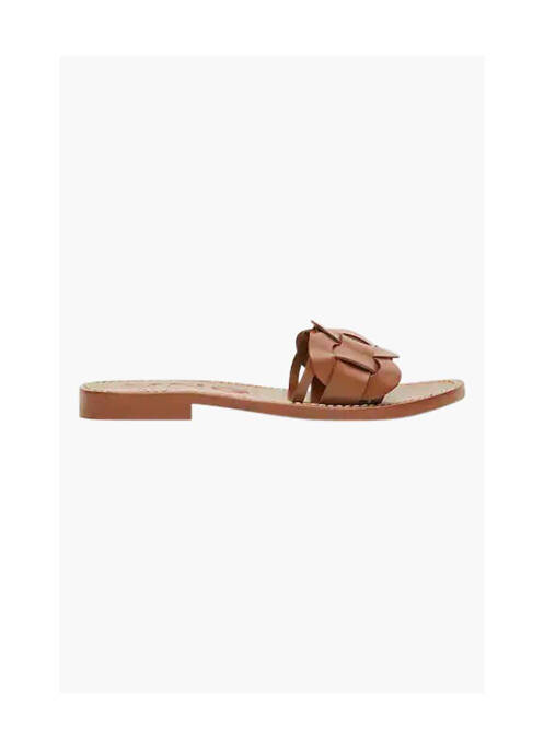 Sandales/Nu pieds marron MANGO femme