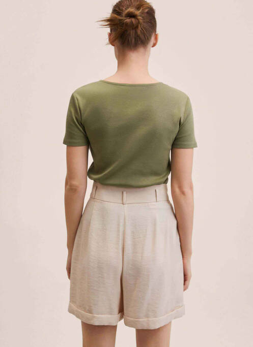 T-shirt vert MANGO pour femme