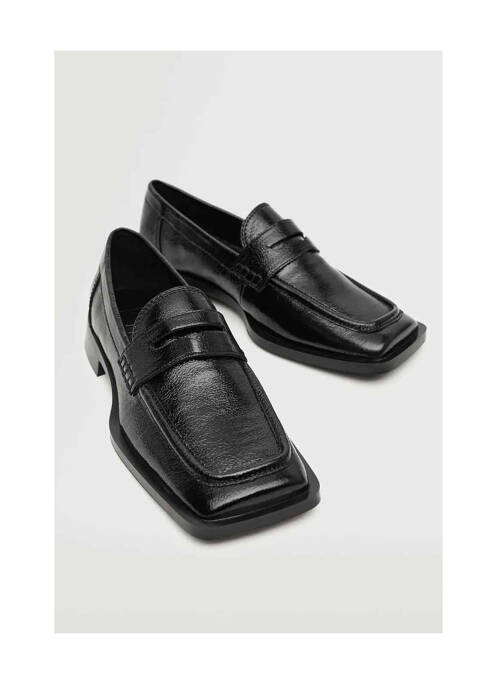 Mocassins noir MANGO pour femme