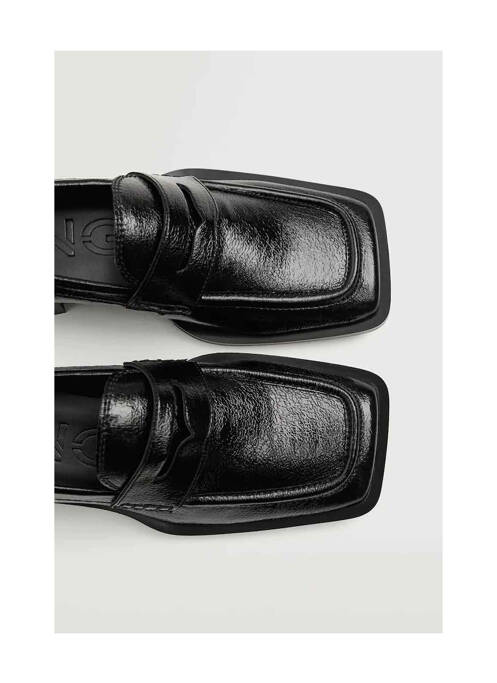 Mocassins noir MANGO femme