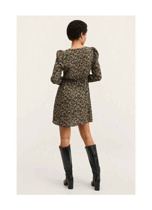 Robe courte vert MANGO pour femme